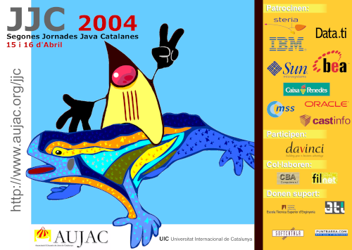 Cartell oficial de les II Jornades Java Catalanes